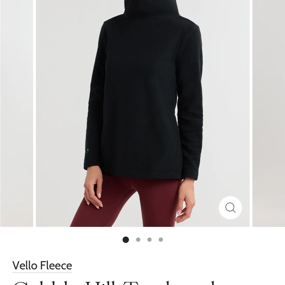 Dudley Stephens Black cobble hill turtleneck tunic